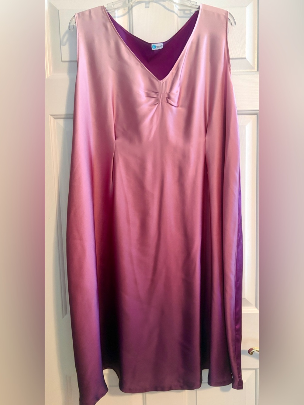Charlottesville Dress Company Silk Ombre Slip Dress - Pink to Purple